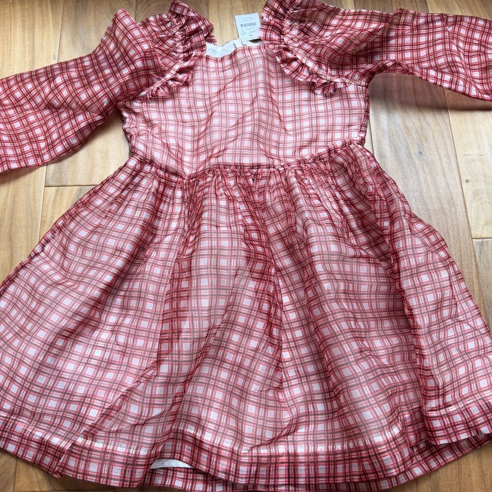 Crewcuts Plaid Ruffle Dress